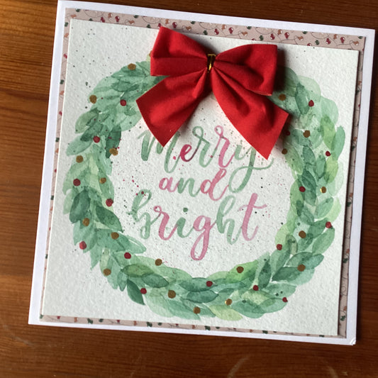 Merry and Bright Christmas Card