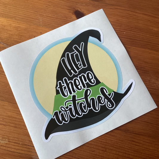 Hey There Witches Sticker